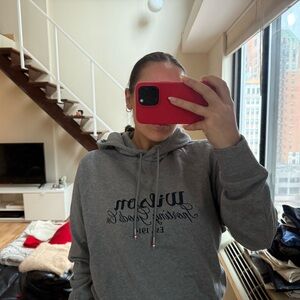 Wilson grey Hoodie